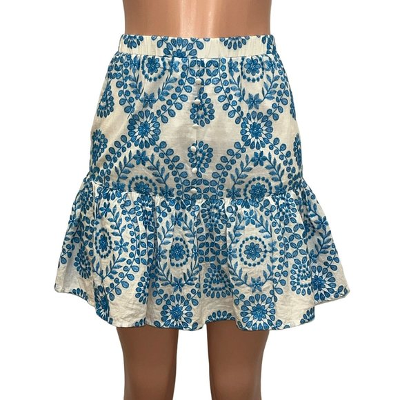 204. Endless Rose Playing with Fantasy Embroidered Skirt Blue Small - Picture 2 of 5